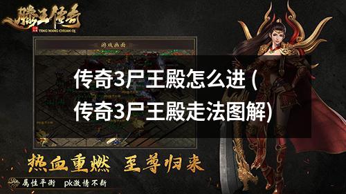 传奇3尸王殿怎么进 (传奇3尸王殿走法图解)